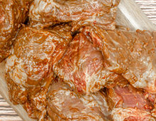 Load image into Gallery viewer, 5lbs MARINATED STEAK TIPS